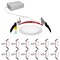 Luxrite 4 Inch LED Fire Rated Recessed Lights 5CCT Selectable 10W 800LM Dimmable 2 Hour Rated Baffle, 12PK LR23491-12PK - alternate 1